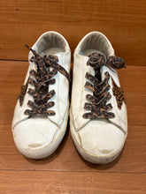 Load image into Gallery viewer, Golden Goose Superstar Low Top Sneakers- Leopard Print Star size 7