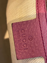 Load image into Gallery viewer, Gucci Pebbled Magenta Tote