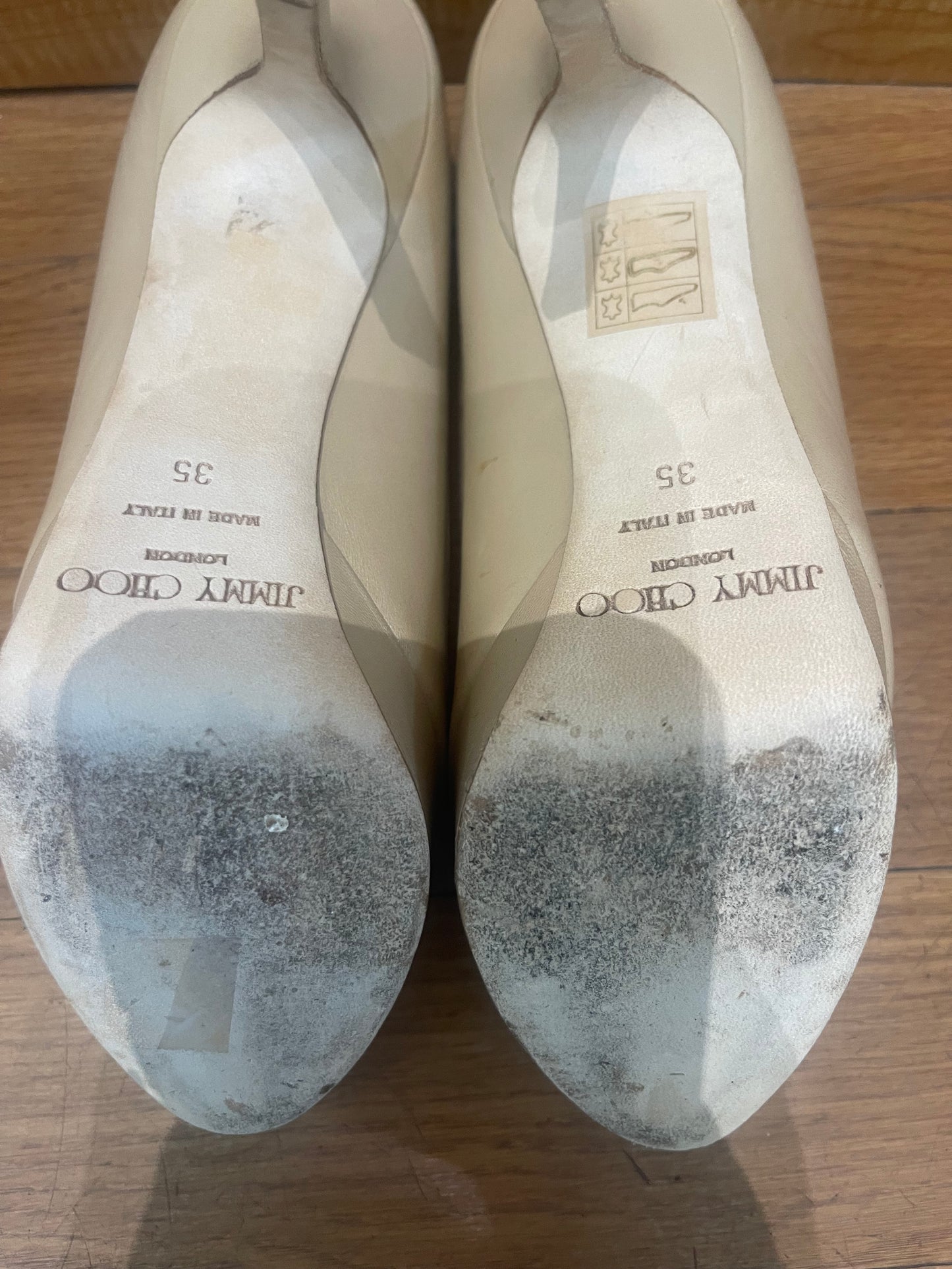 Jimmy Choo Leather Platform Pumps