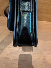 Load image into Gallery viewer, YSL SAINT LAURENT Textured Patent Large ChYc Flap Bag Black