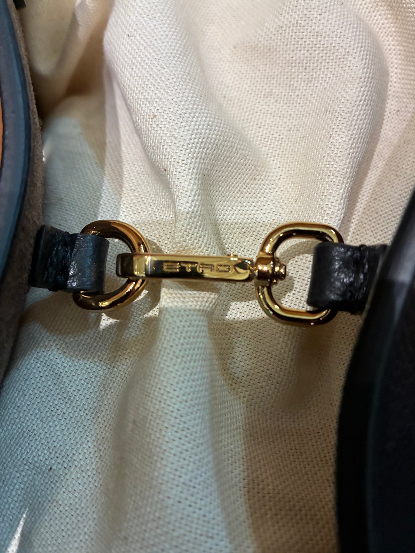 Etro Medium Woven Leather Bag