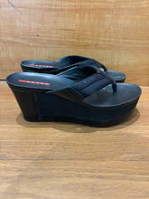 Load image into Gallery viewer, Prada Platform Wedge Thong Sandal Size 6.5