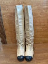 Load image into Gallery viewer, Chanel Lace-Up Riding Boots Size 10.5