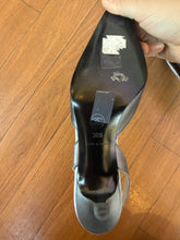 Load image into Gallery viewer, Chanel Satin Crystal Slingback Sandals Size 8.5