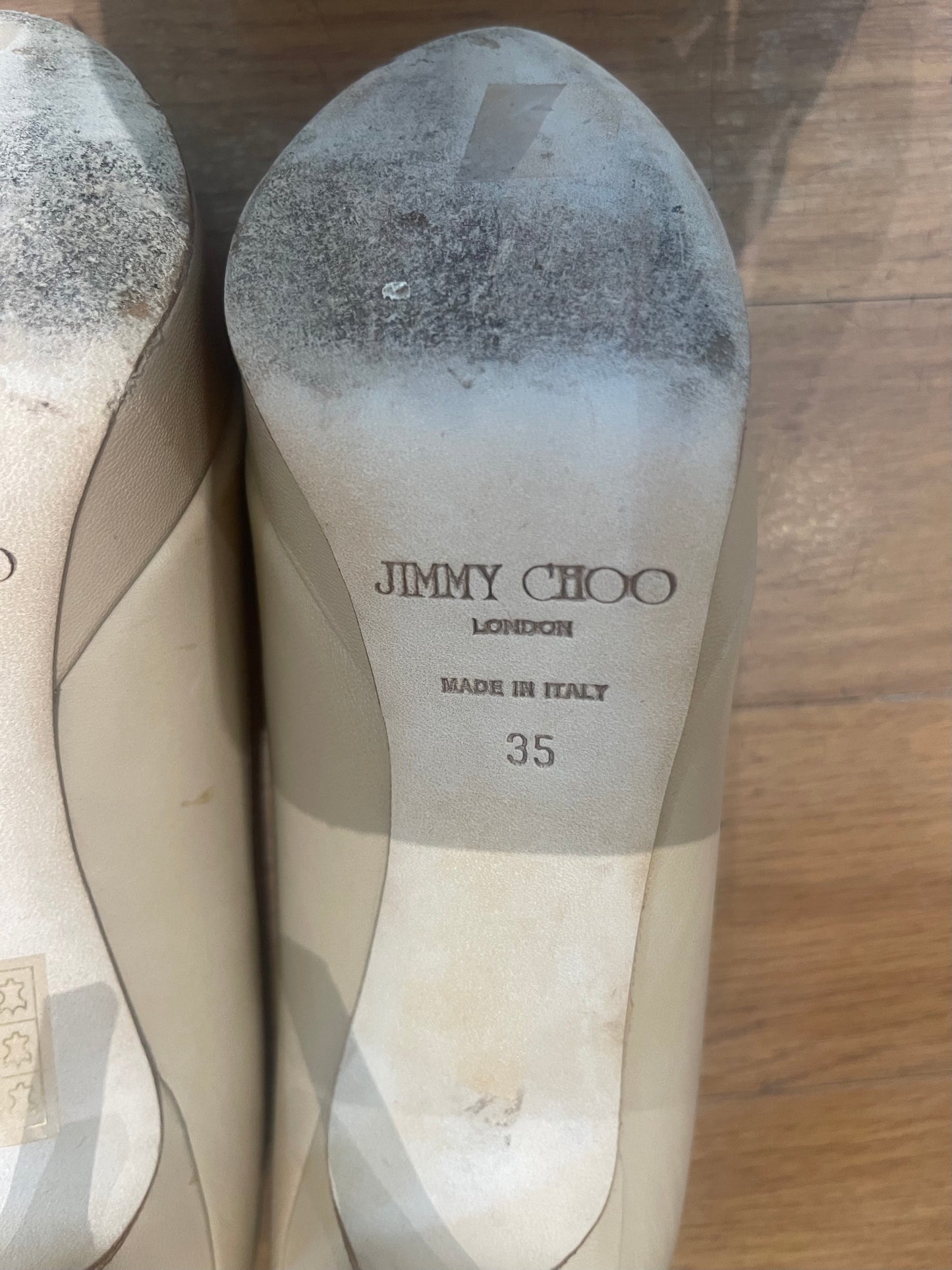 Jimmy Choo Leather Platform Pumps