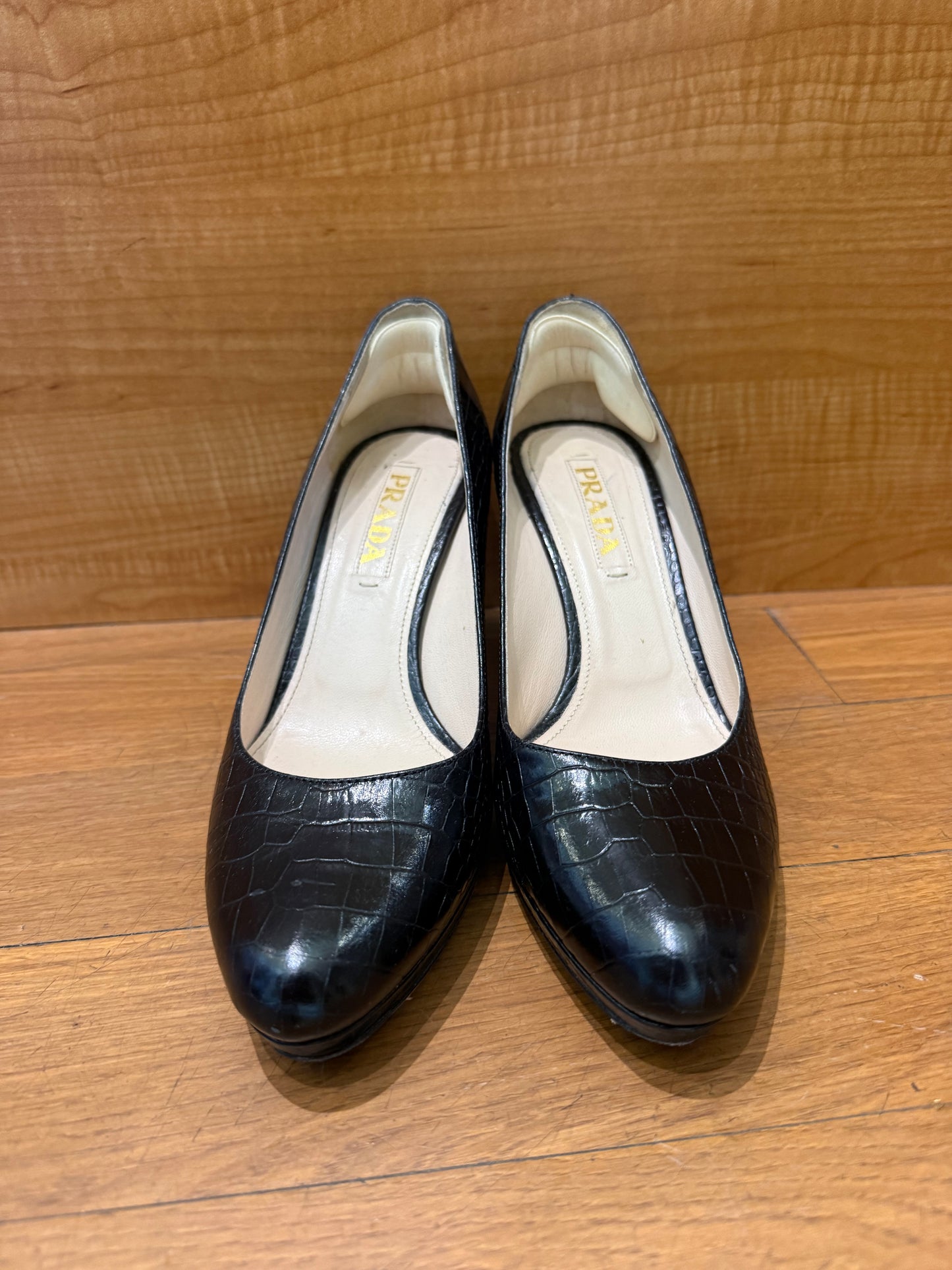 Prada Black Heels