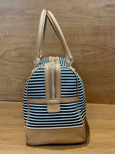 Load image into Gallery viewer, Tory Burch Black &amp; White Stripe Bag
