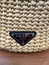 Load image into Gallery viewer, Prada Raffia Crotchet Tote Bag
