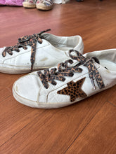 Load image into Gallery viewer, Golden Goose Superstar Low Top Sneakers- Leopard Print Star
