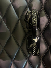 Load image into Gallery viewer, CHANEL
Black Acetate Gradient Lenses CC Logo Crystal Quilted Sunglasses
