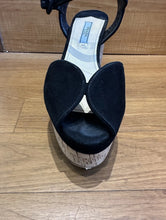 Load image into Gallery viewer, Prada Suede Black Sandals Size EU 38
