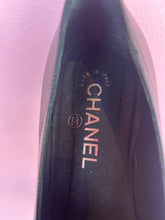 Load image into Gallery viewer, Chanel Black Leather CC Loafers
