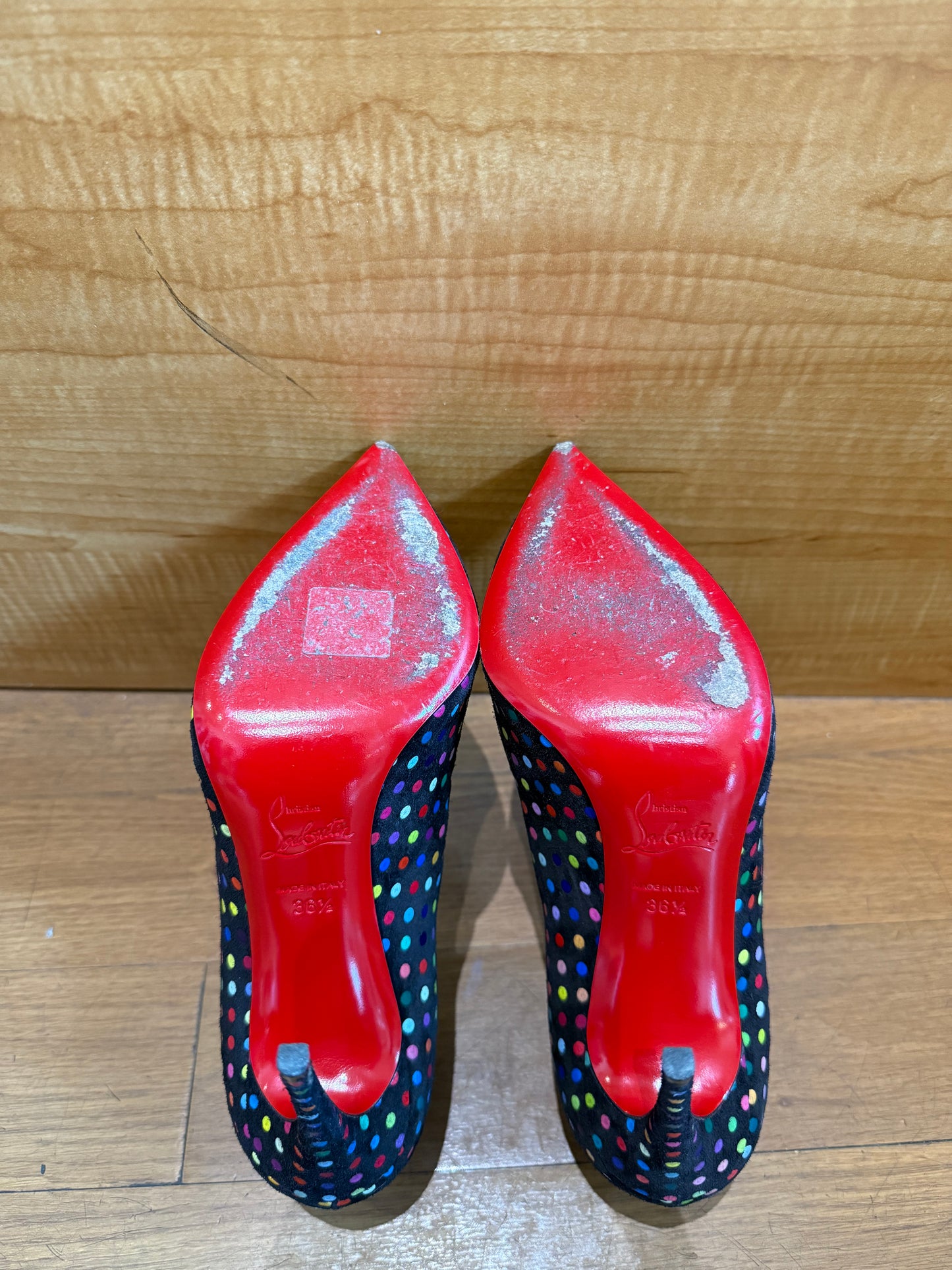 Christian Louboutin Polka Dot Heels