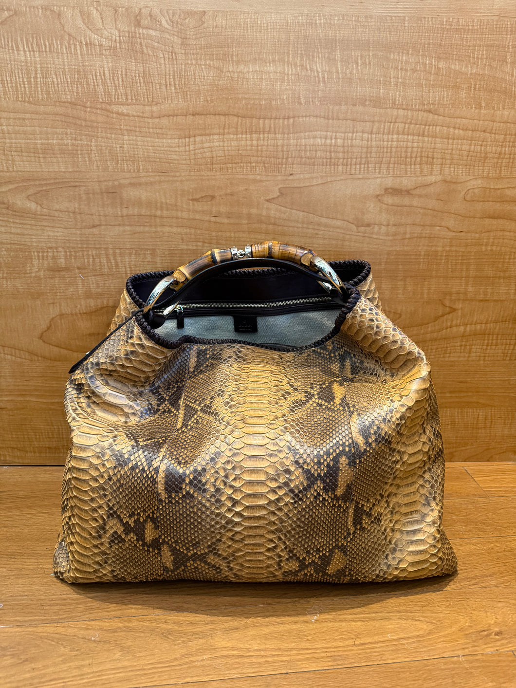 Gucci Large Python Hobo Bag