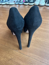 Load image into Gallery viewer, Prada Black Suede Platform Pumps
