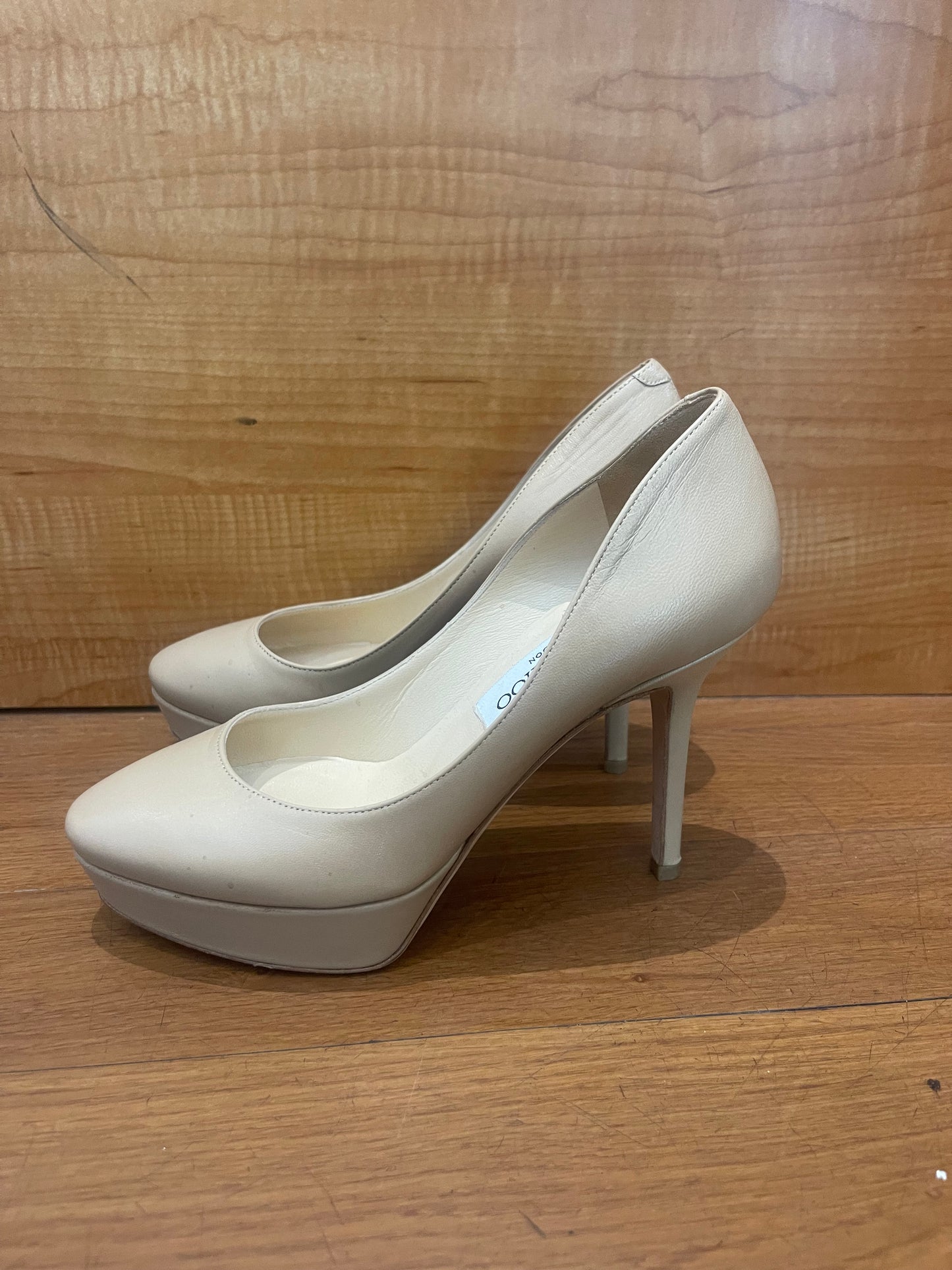 Jimmy Choo Leather Platform Pumps