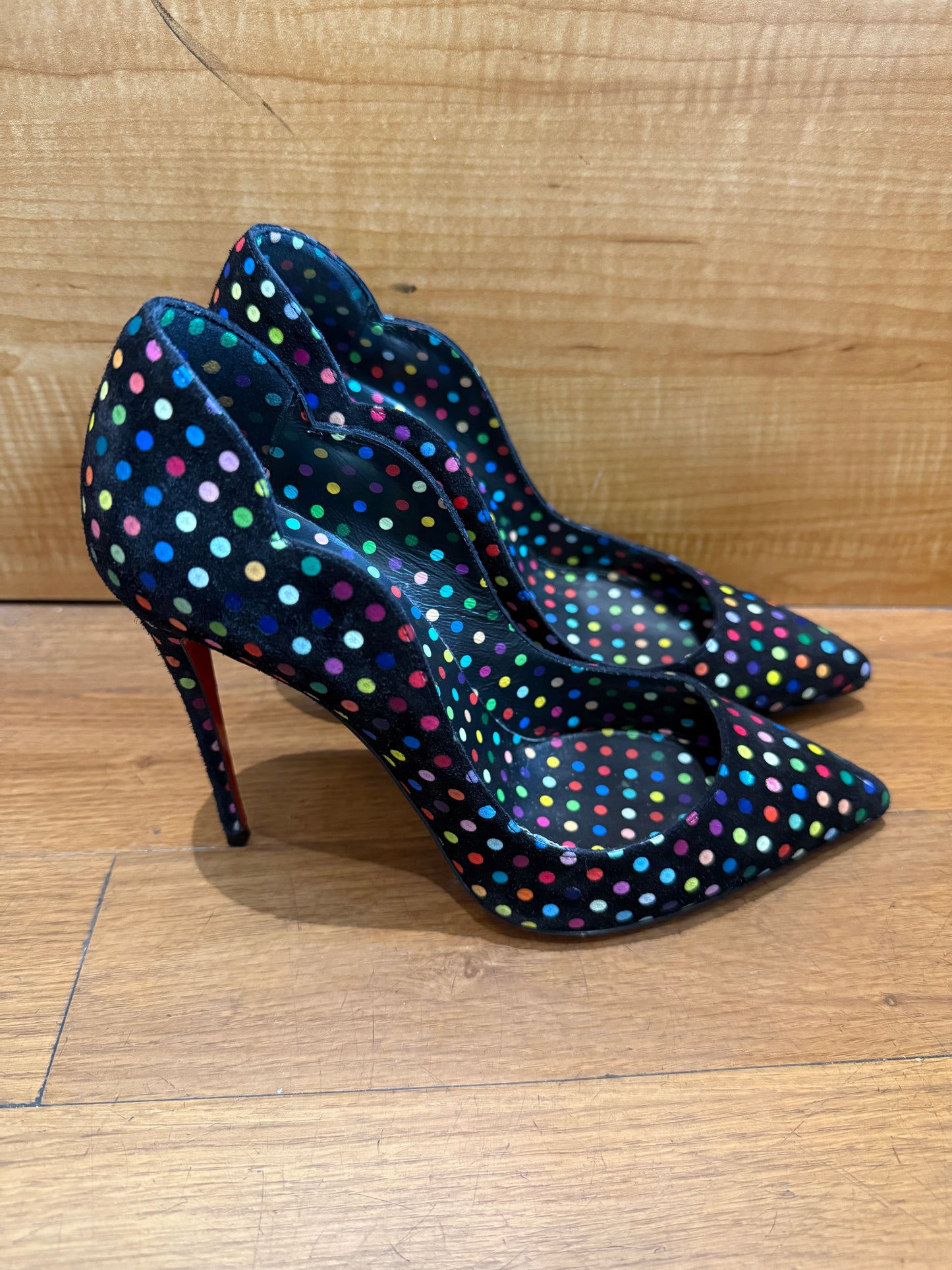 Christian Louboutin Polka Dot Heels