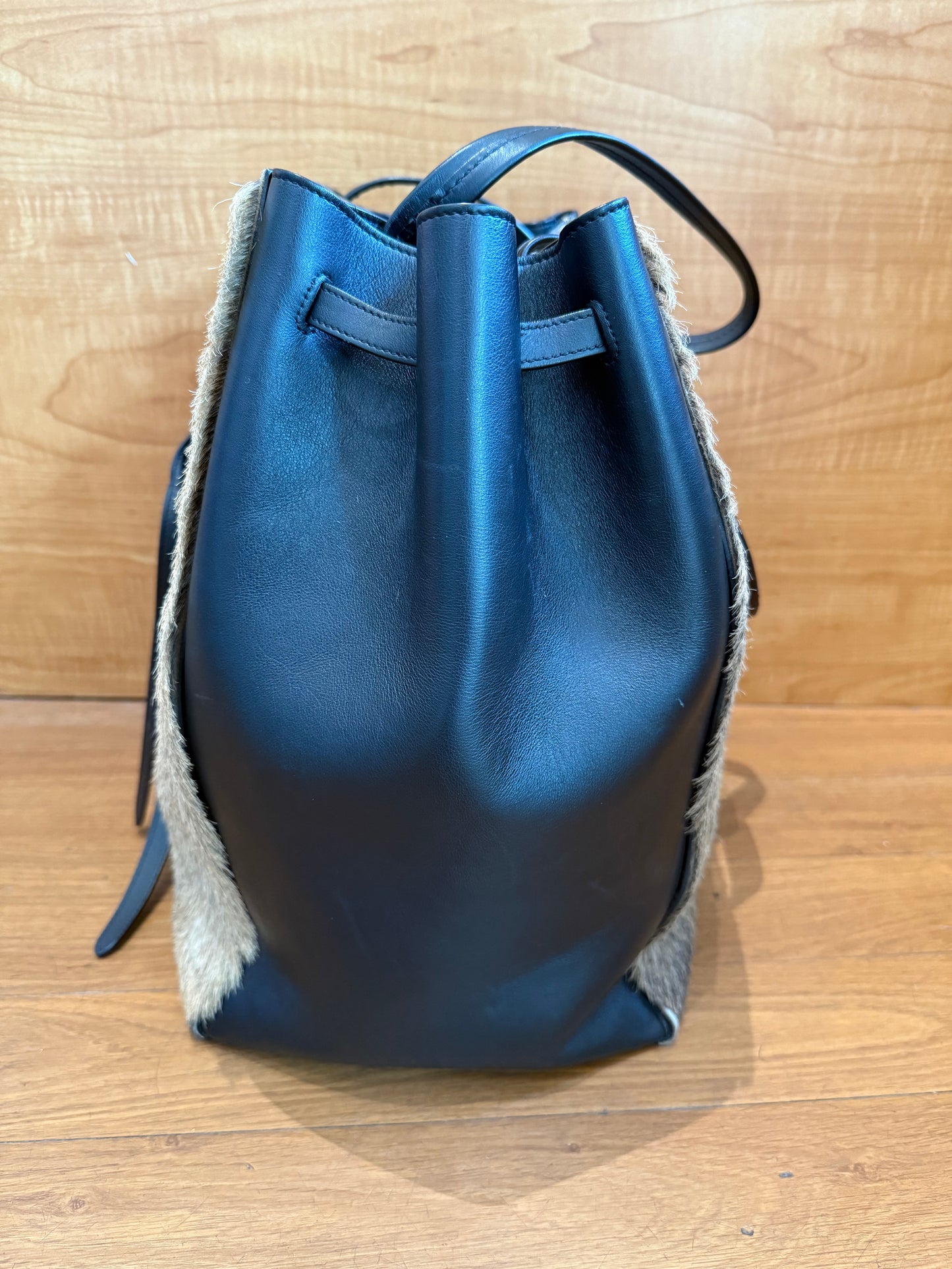 Celine Goat Fur Cabas Phantom Tote