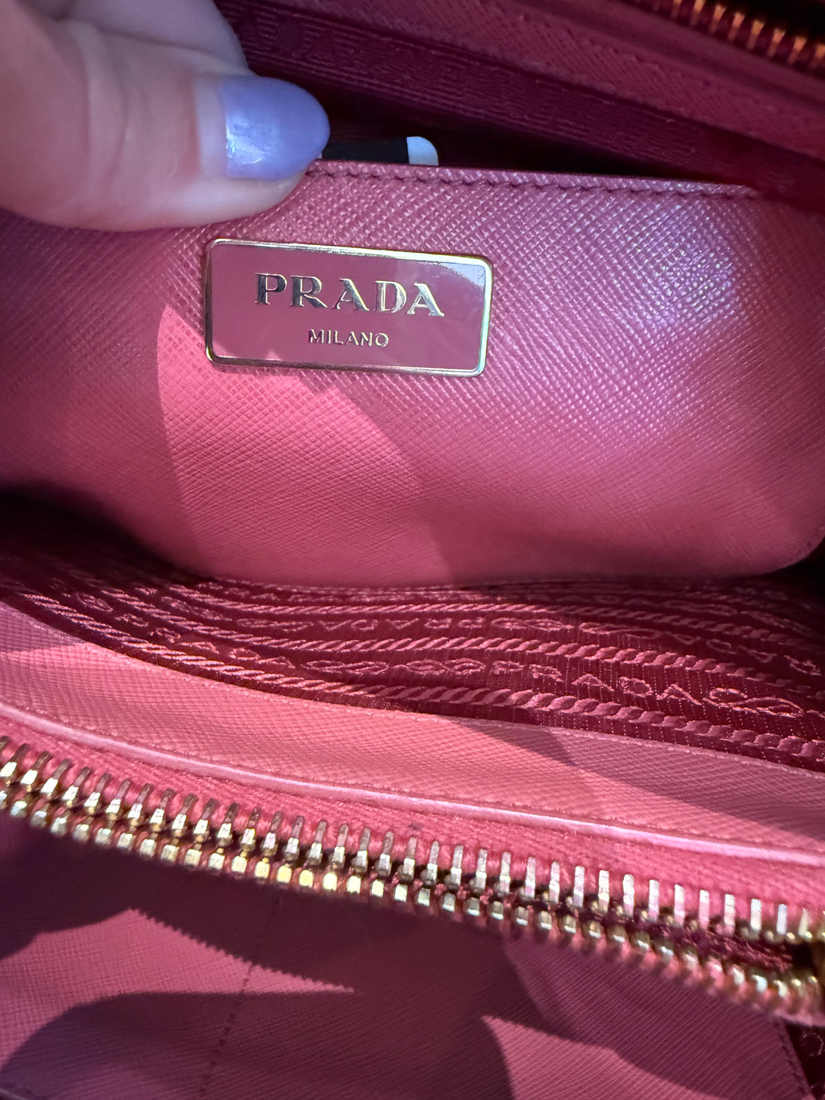 Prada Saffiano Leather Crossbody Bag