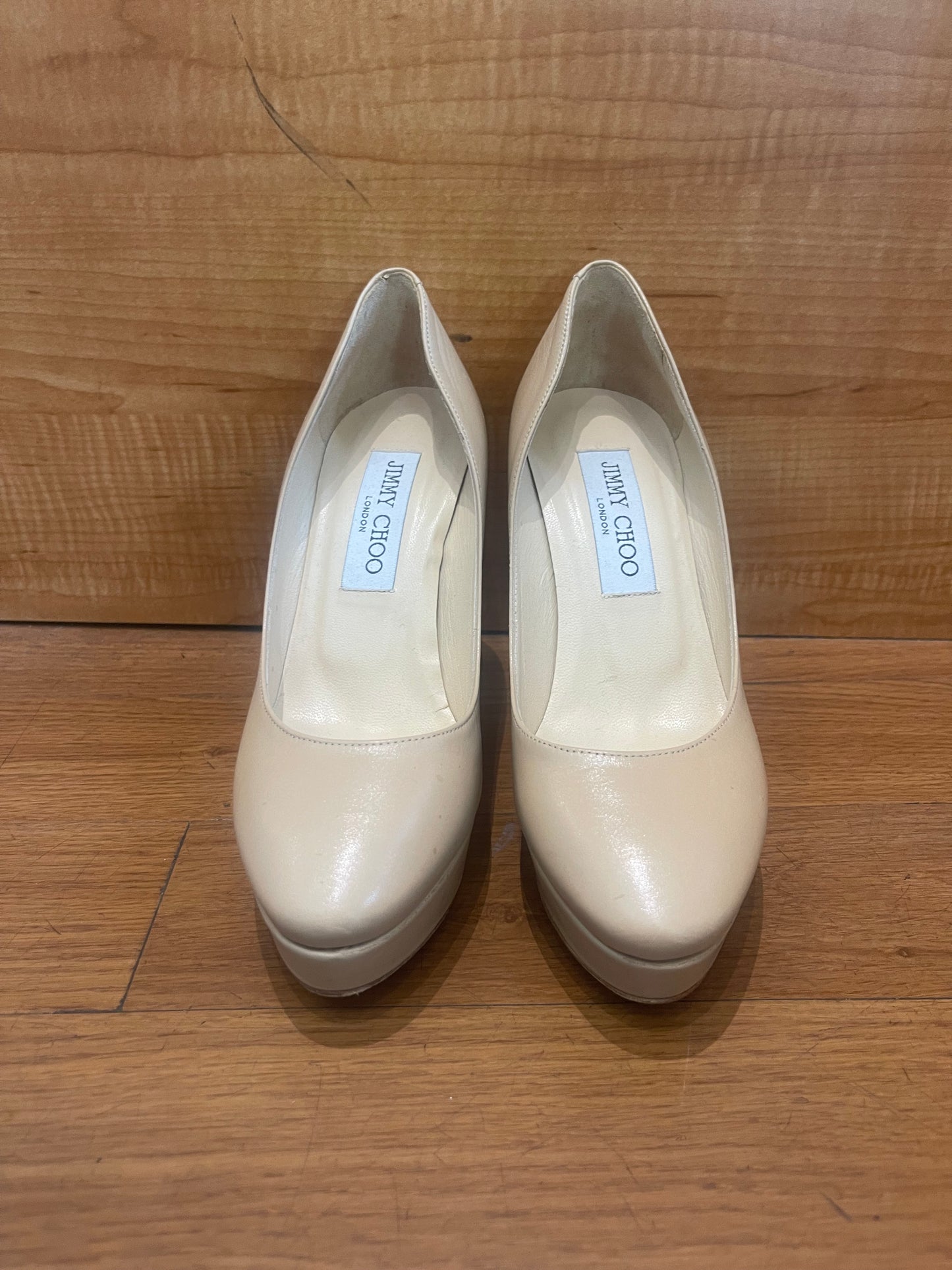 Jimmy Choo Leather Platform Pumps