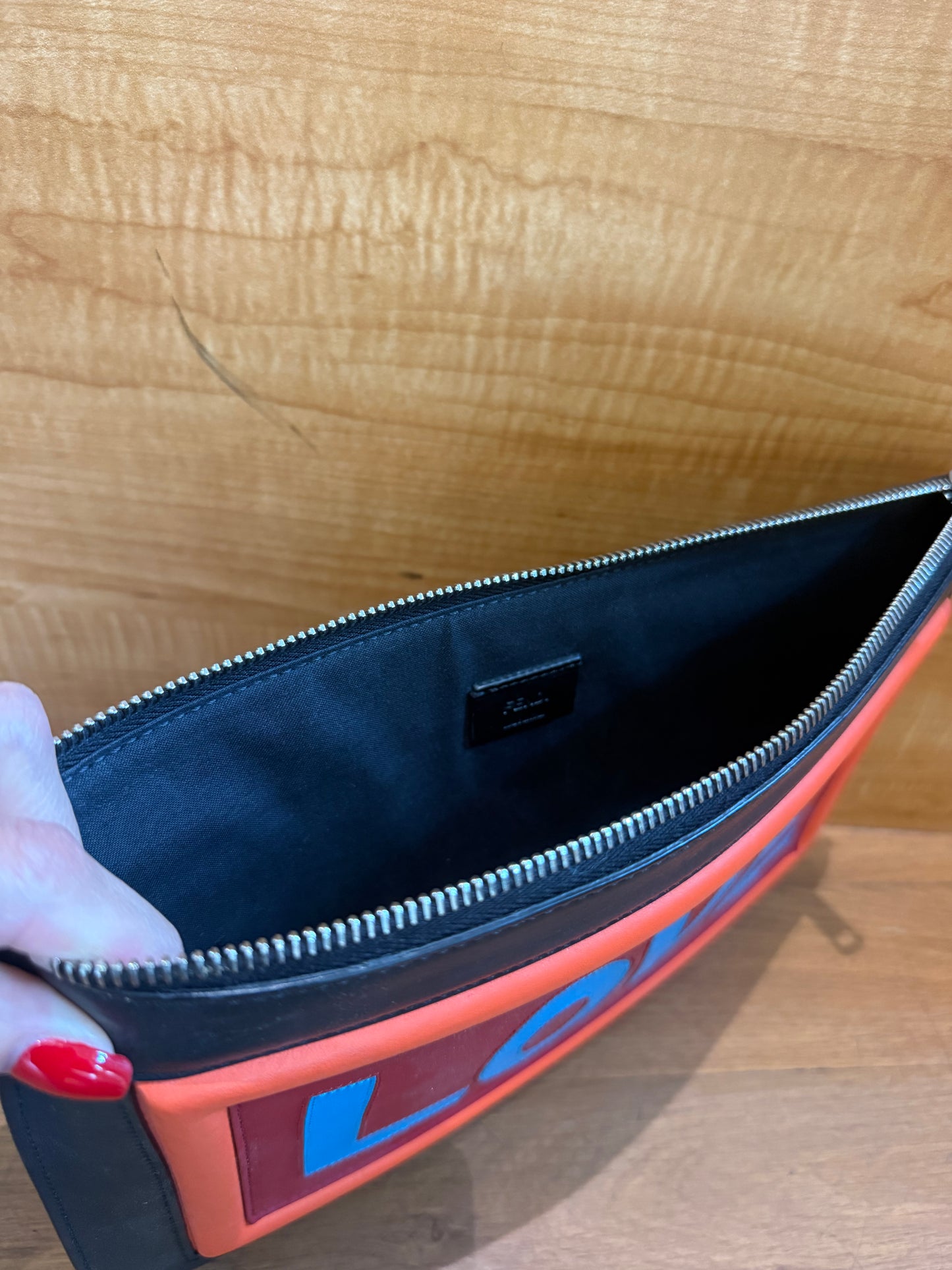 Fendi Love Clutch