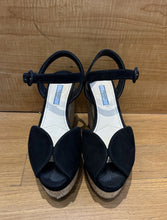 Load image into Gallery viewer, Prada Suede Black Sandals Size EU 38
