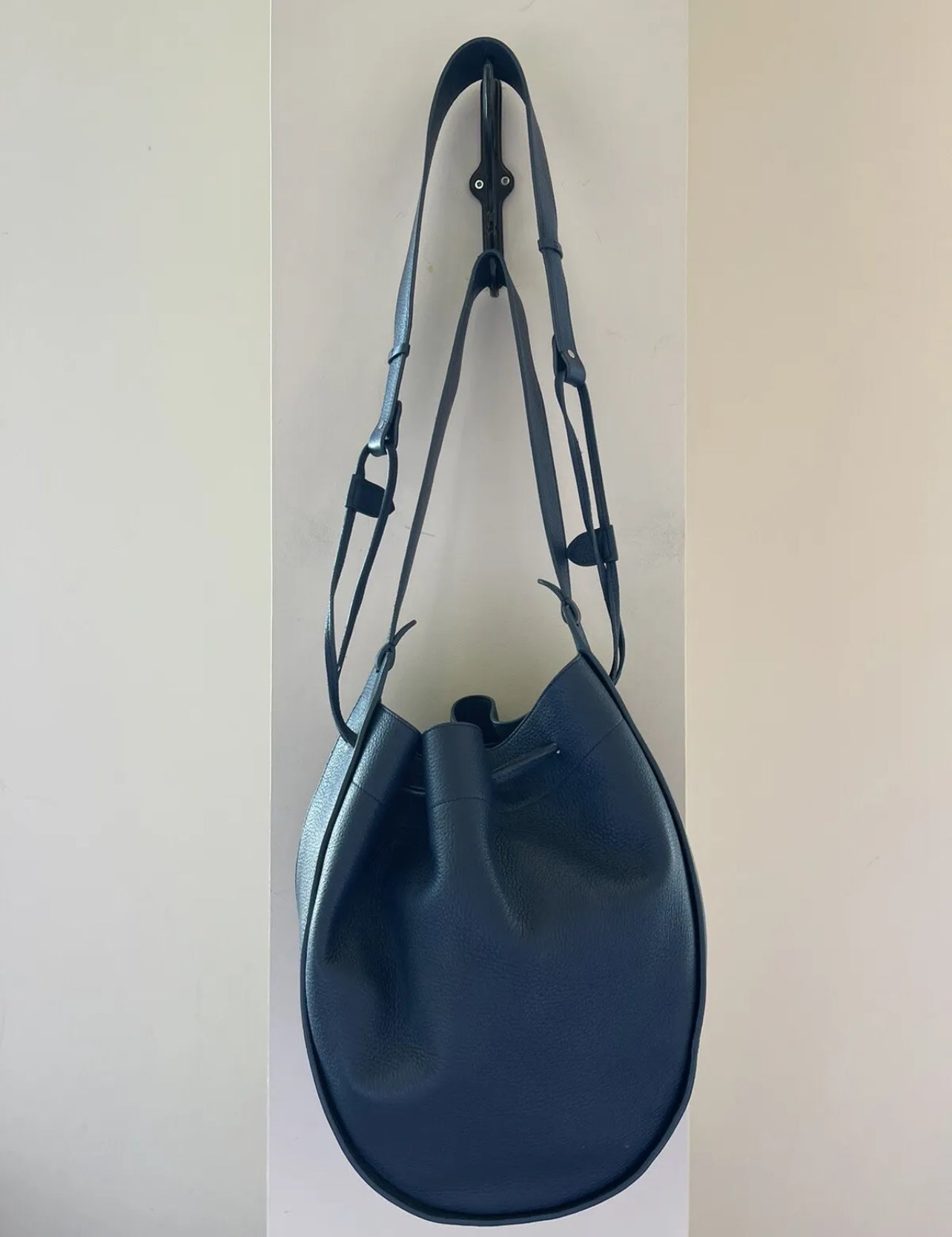 The Row XL Drawstring Hobo Marine Blue – My Best Friend's The Row XL Drawstring Hobo Marine Blue – My Best Friend's