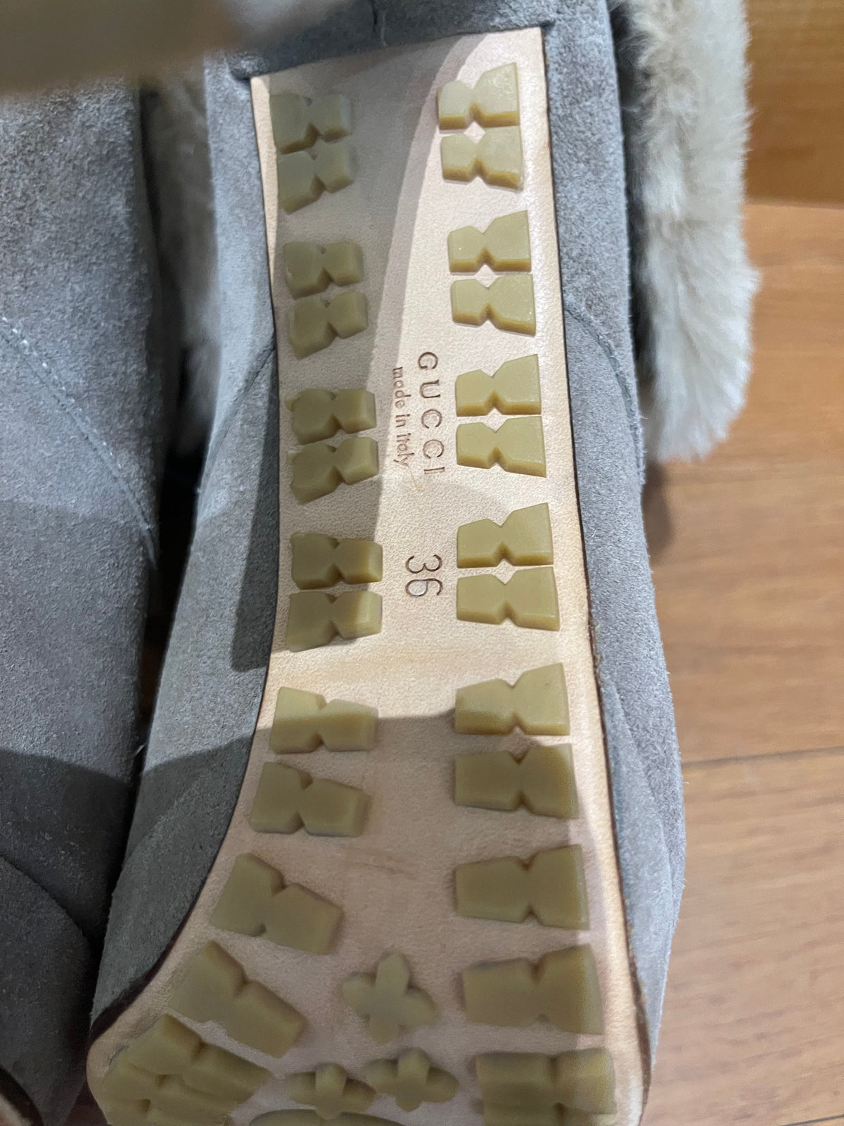Gucci Suede Ankle Boots