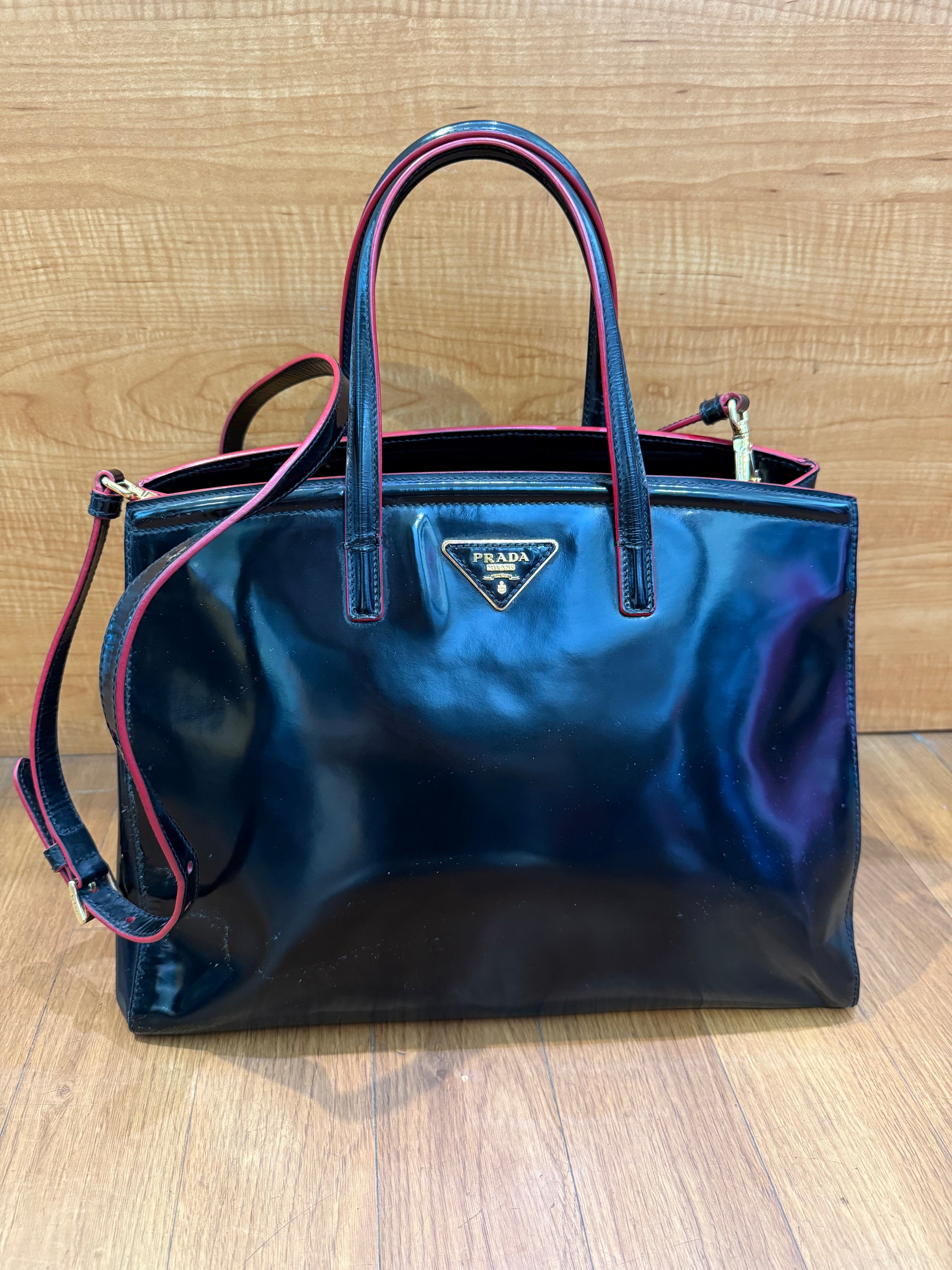 Prada Spazzolato Tote – My Best Friend