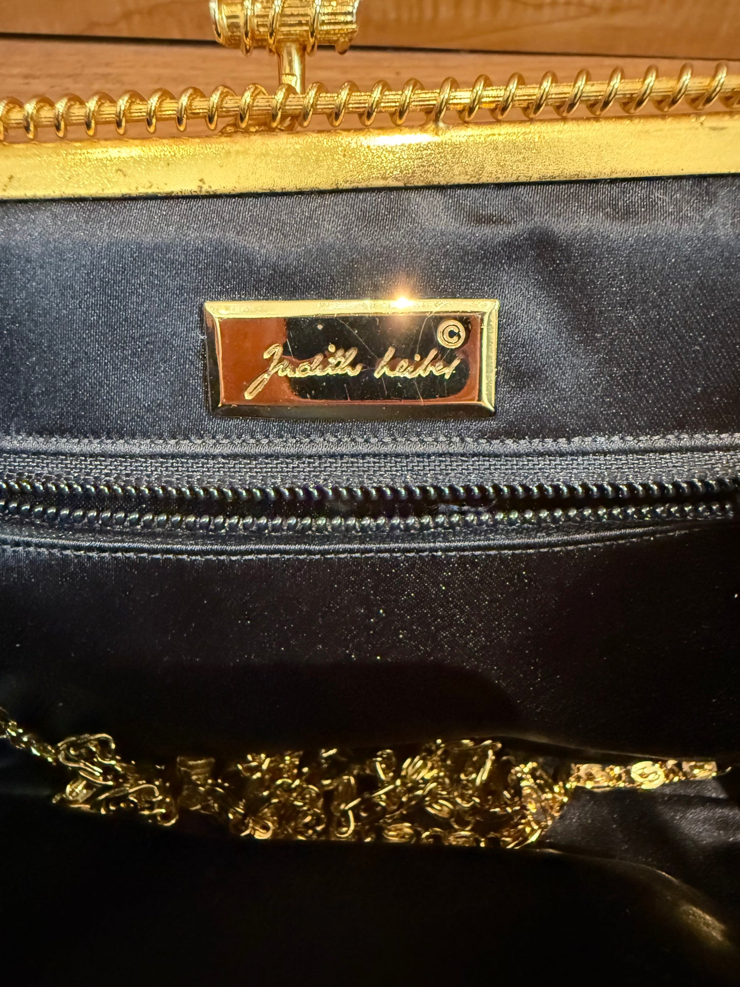 Judith Leiber Snakeskin  Clutch