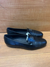 Load image into Gallery viewer, Chanel Black Leather CC Loafers
