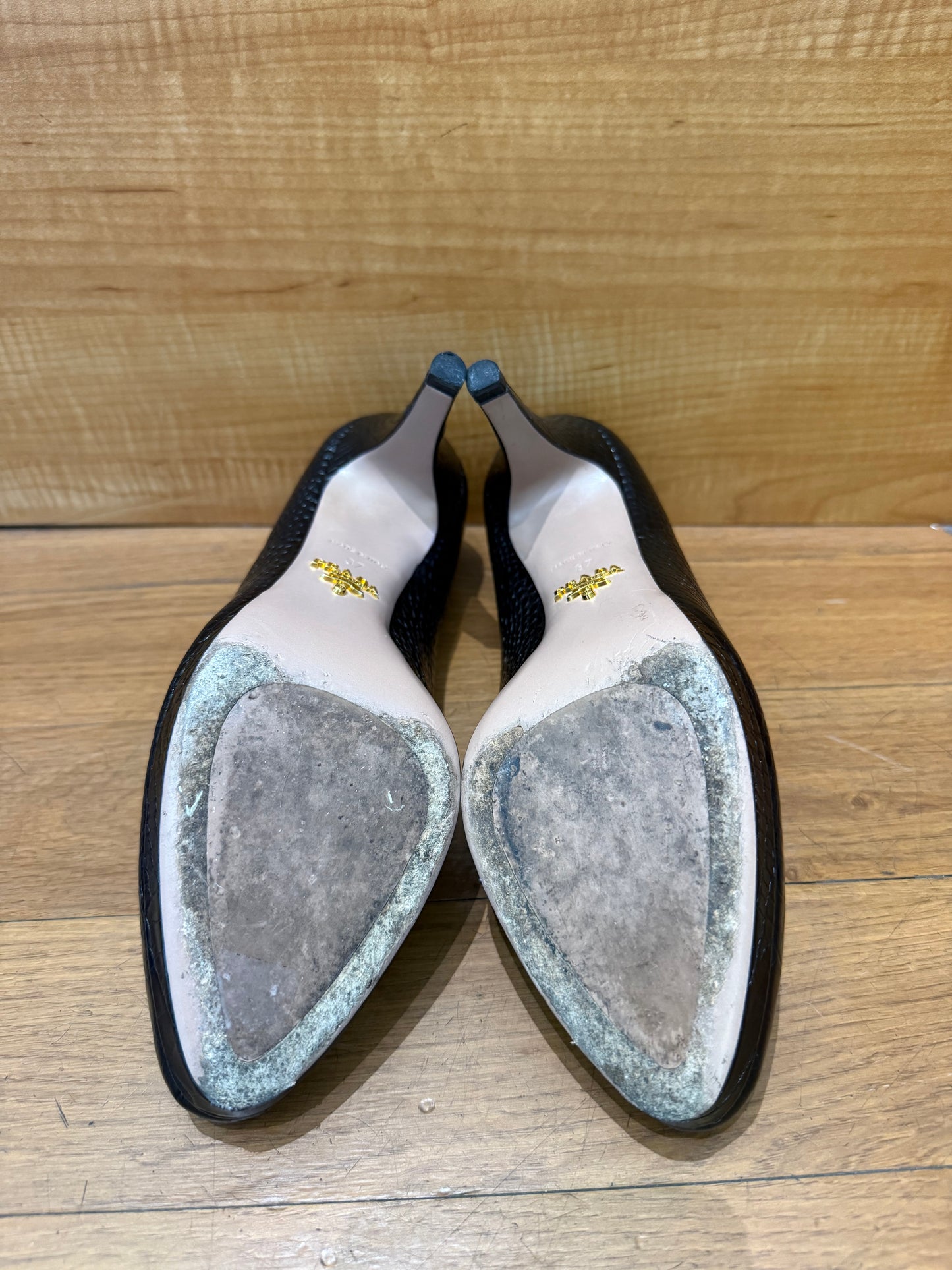 Prada Black Heels