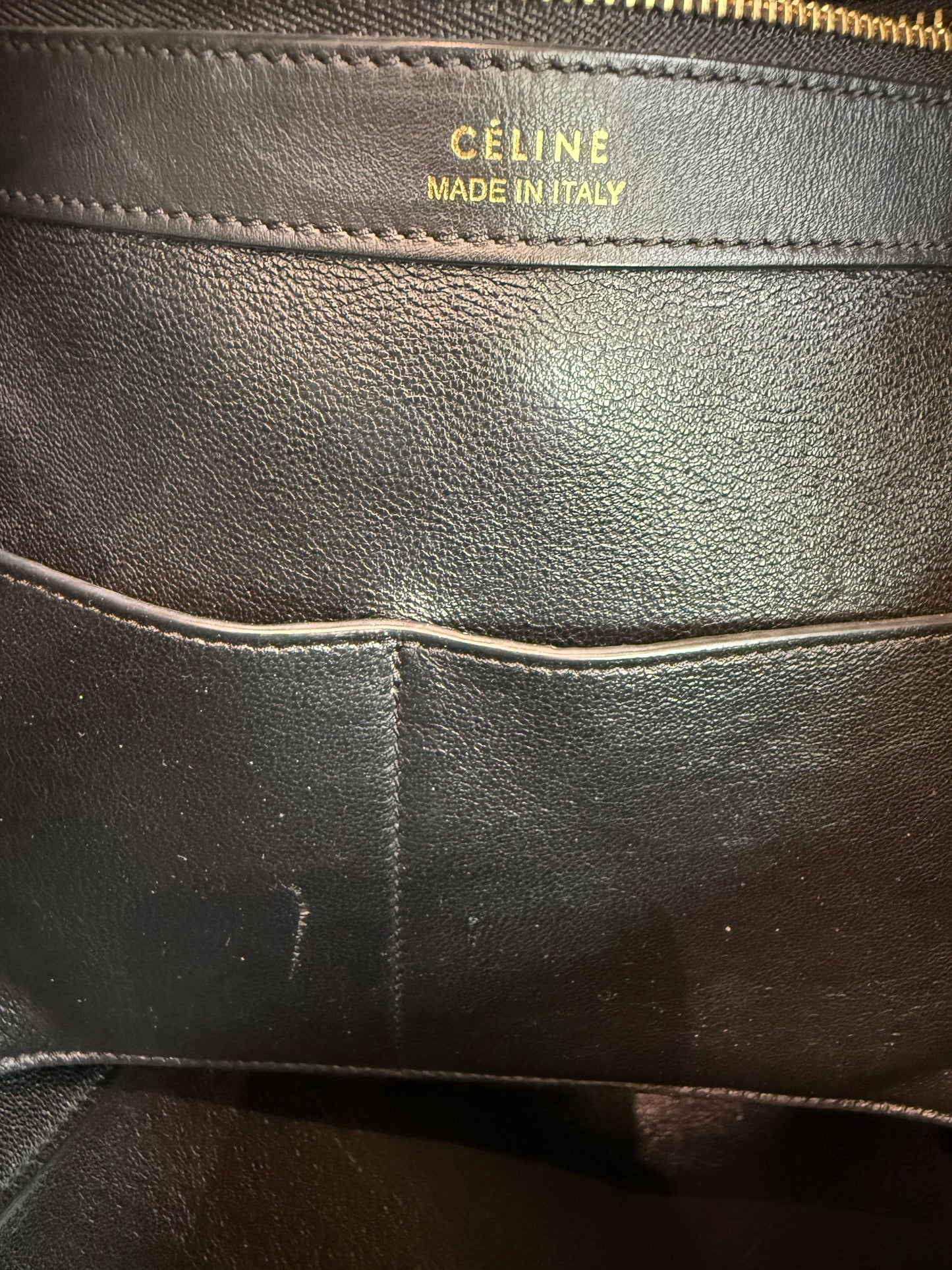 Celine Goat Fur Cabas Phantom Tote