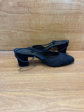 Load image into Gallery viewer, Chanel
Interlocking CC Logo Suede Slingback Pumps
