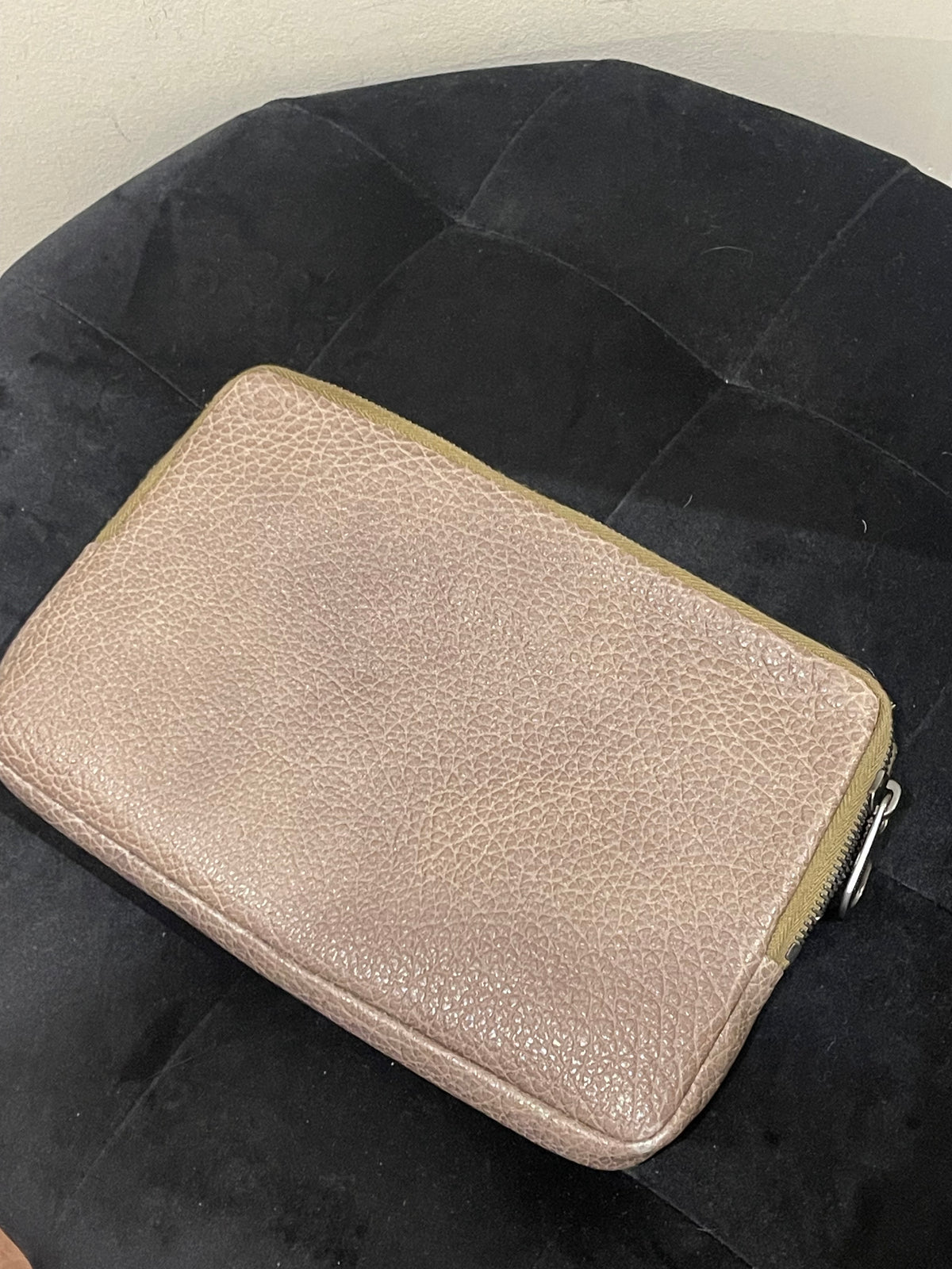 Bottega Leather Clutch Pouch