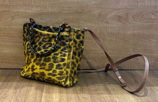 Edie Parker Pony-Hair/ Calfskin Tote