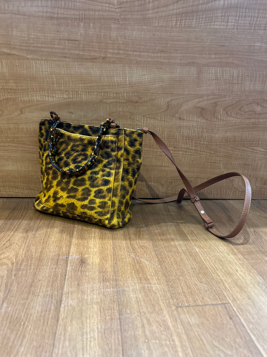 Edie Parker Pony-Hair/ Calfskin Tote