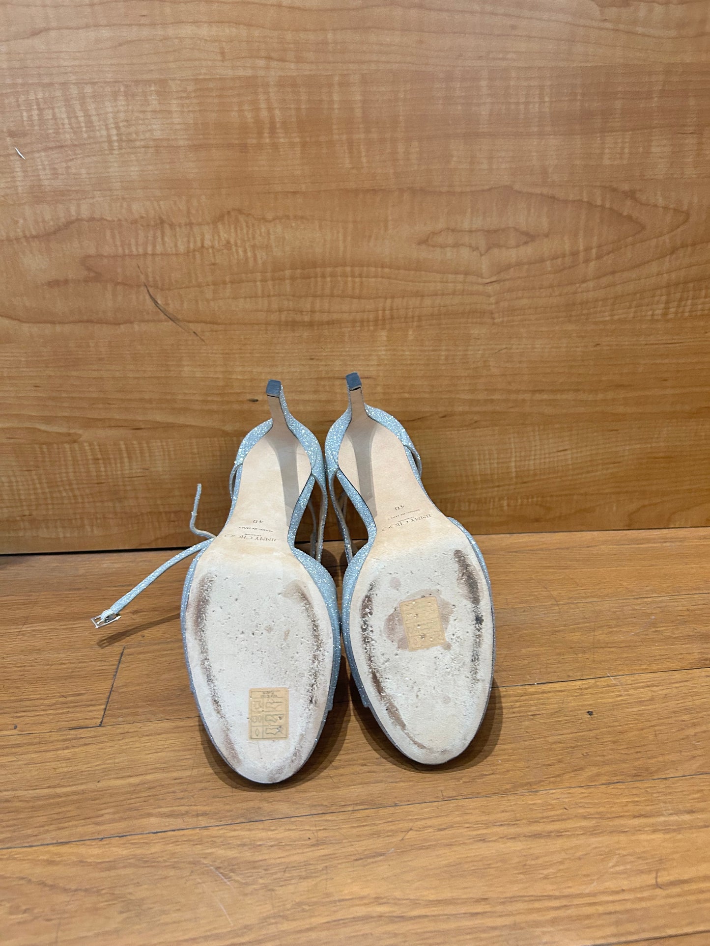 Jimmy Choo Dusty Glitter Sandal