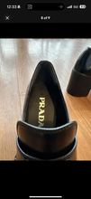 Load image into Gallery viewer, Prada Black Patent Leather Loafers Size EU 35
