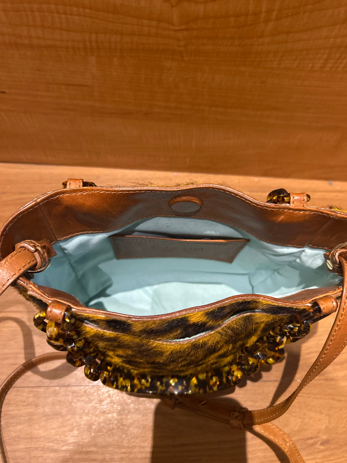 Edie Parker Pony-Hair/ Calfskin Tote