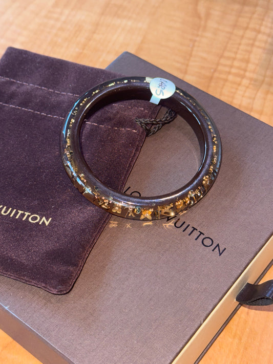 Louis Vuitton brown Resin Swarovski Inclusion bracelet