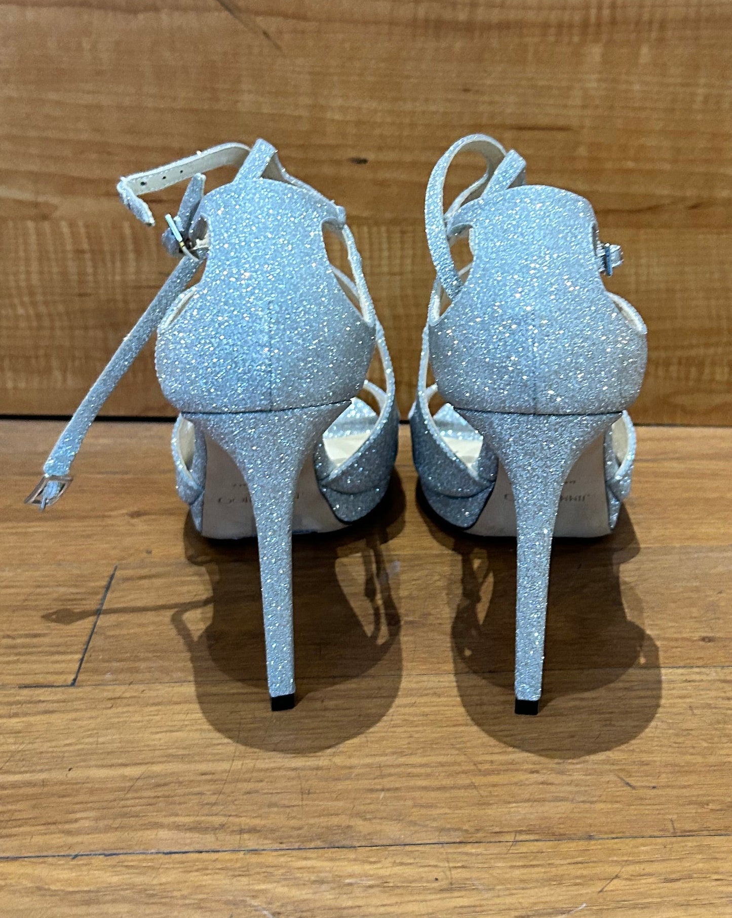 Jimmy Choo Dusty Glitter Sandal
