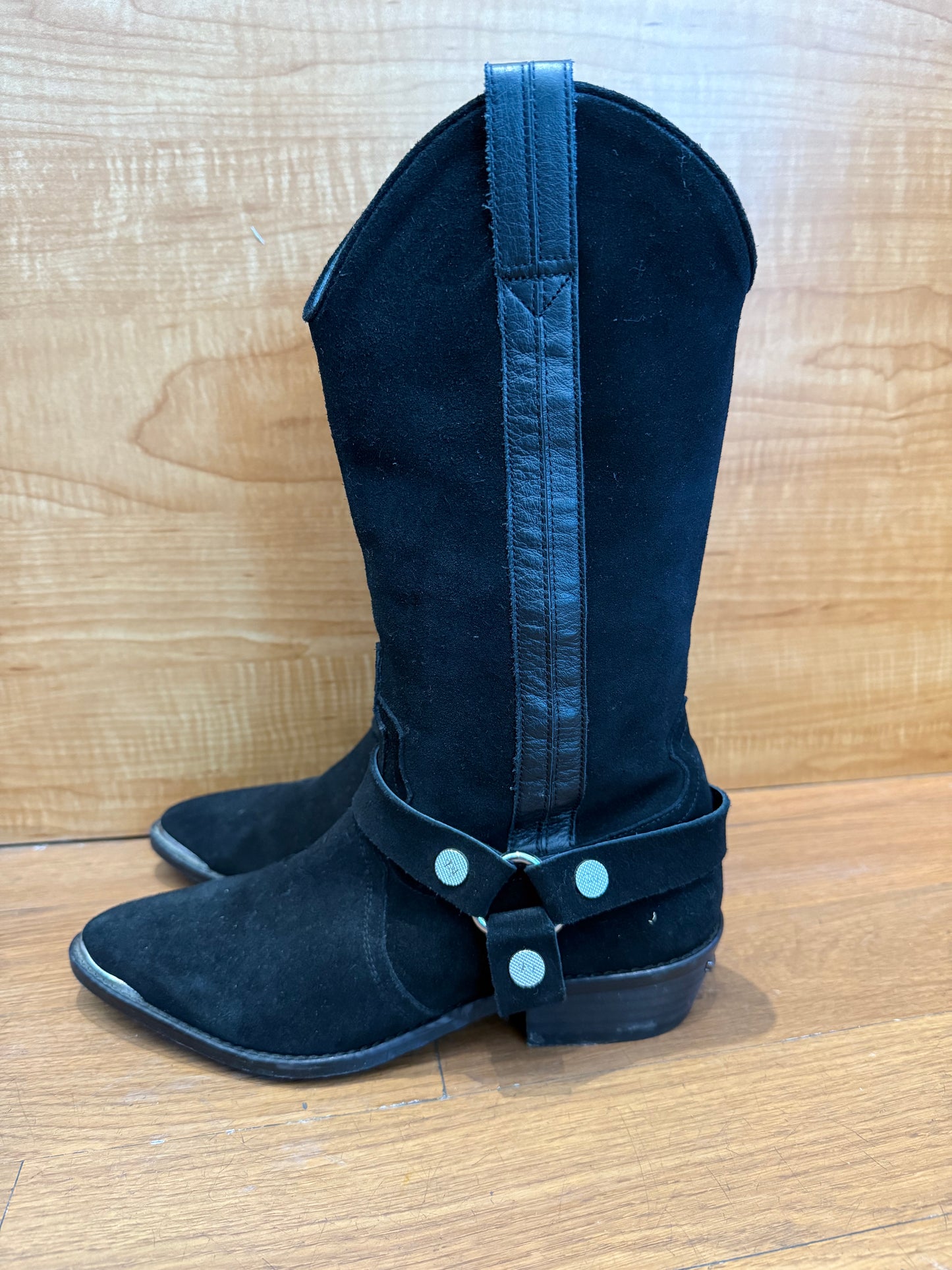 Zadig Voltaire Suede Western Boots
