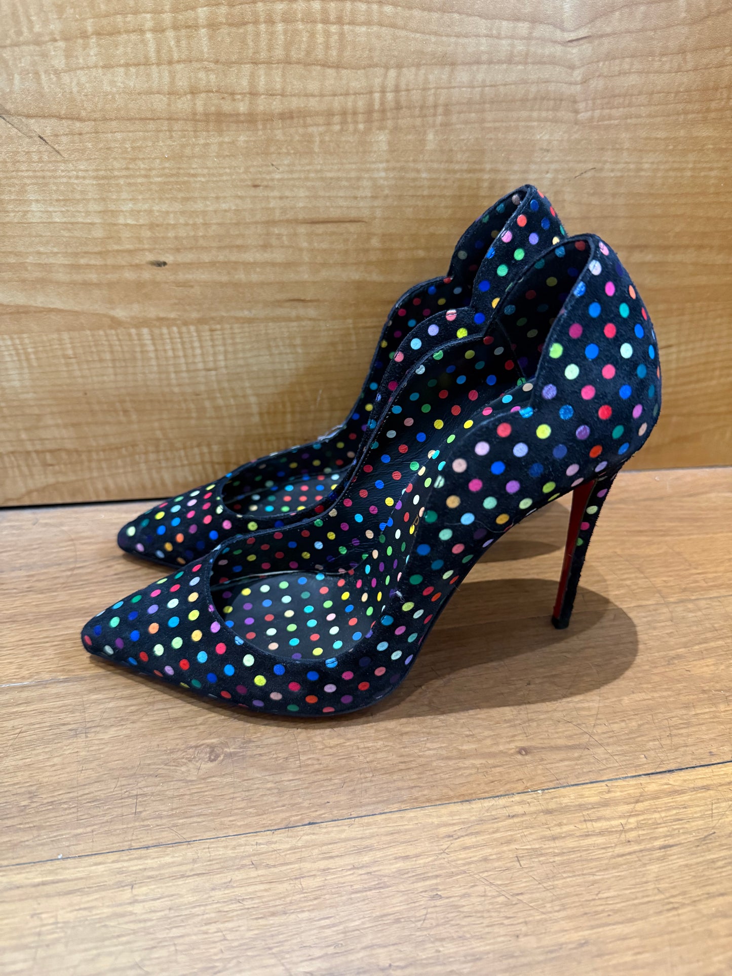Christian Louboutin Polka Dot Heels