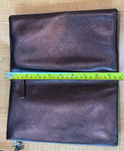 Load image into Gallery viewer, Chanel Metallic Lambskin Camellia Beauty Clutch
