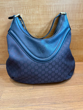 Load image into Gallery viewer, Gucci Monogram Crest Hobo Bag
