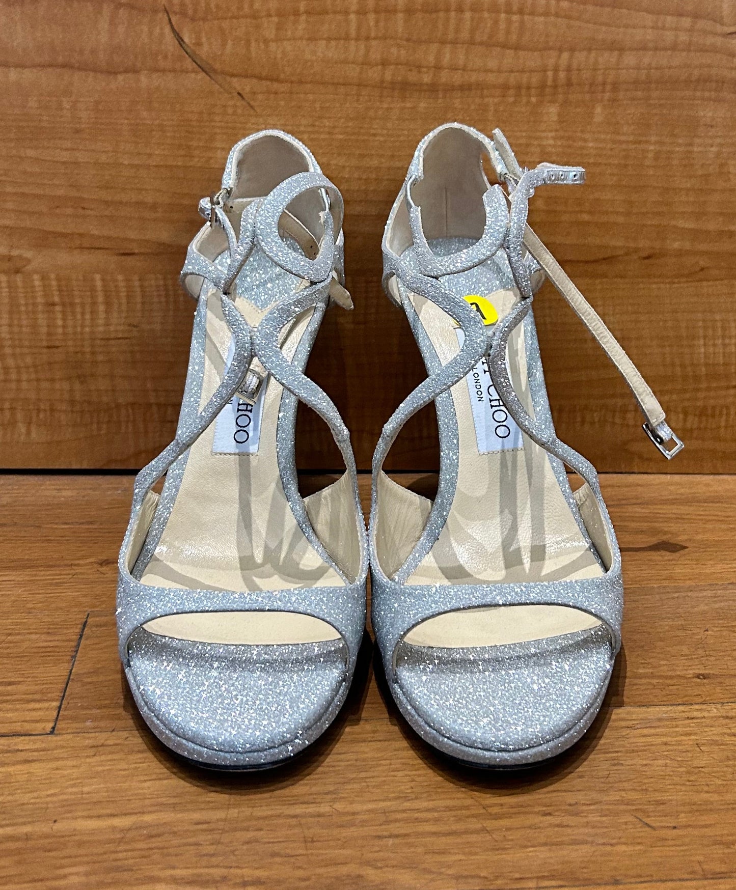 Jimmy Choo Dusty Glitter Sandal