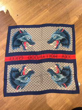 Load image into Gallery viewer, Gucci Wolf Print Silk Scarf
