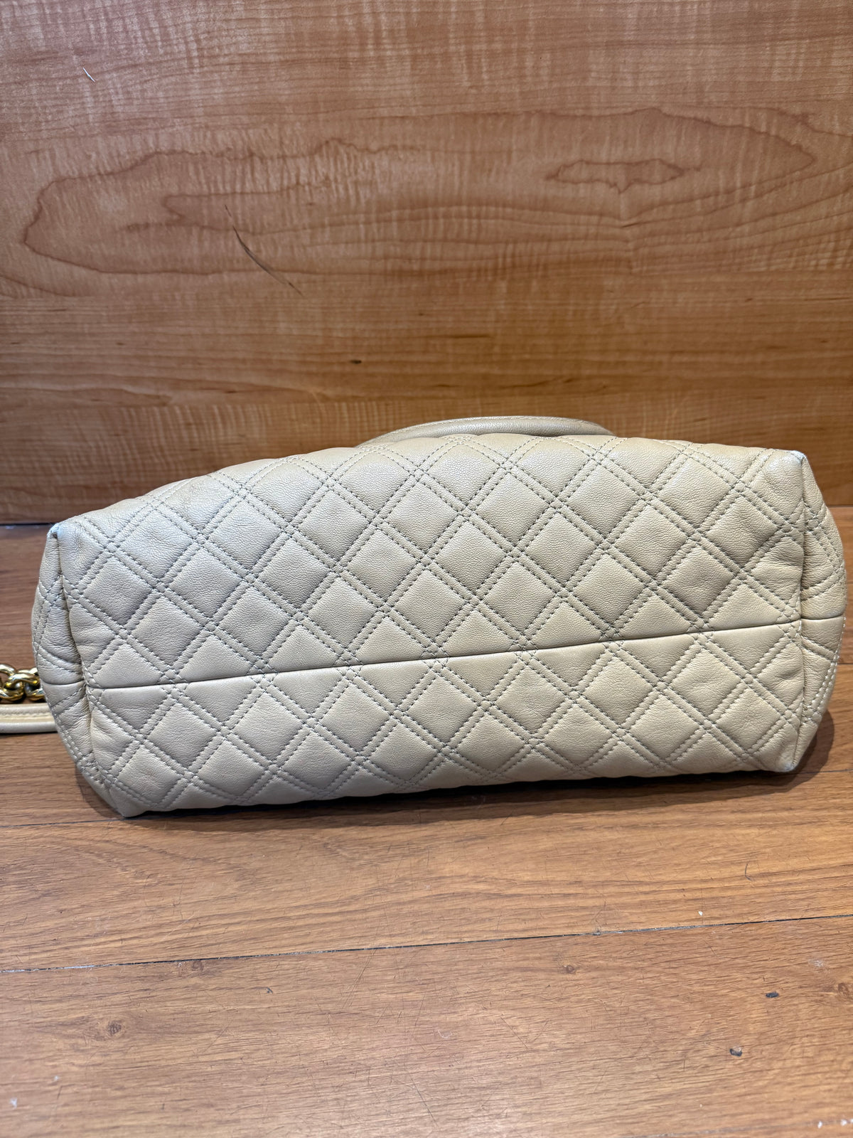 Marc Jacobs Lacquered Goatskin Quilted Karlie Satchel