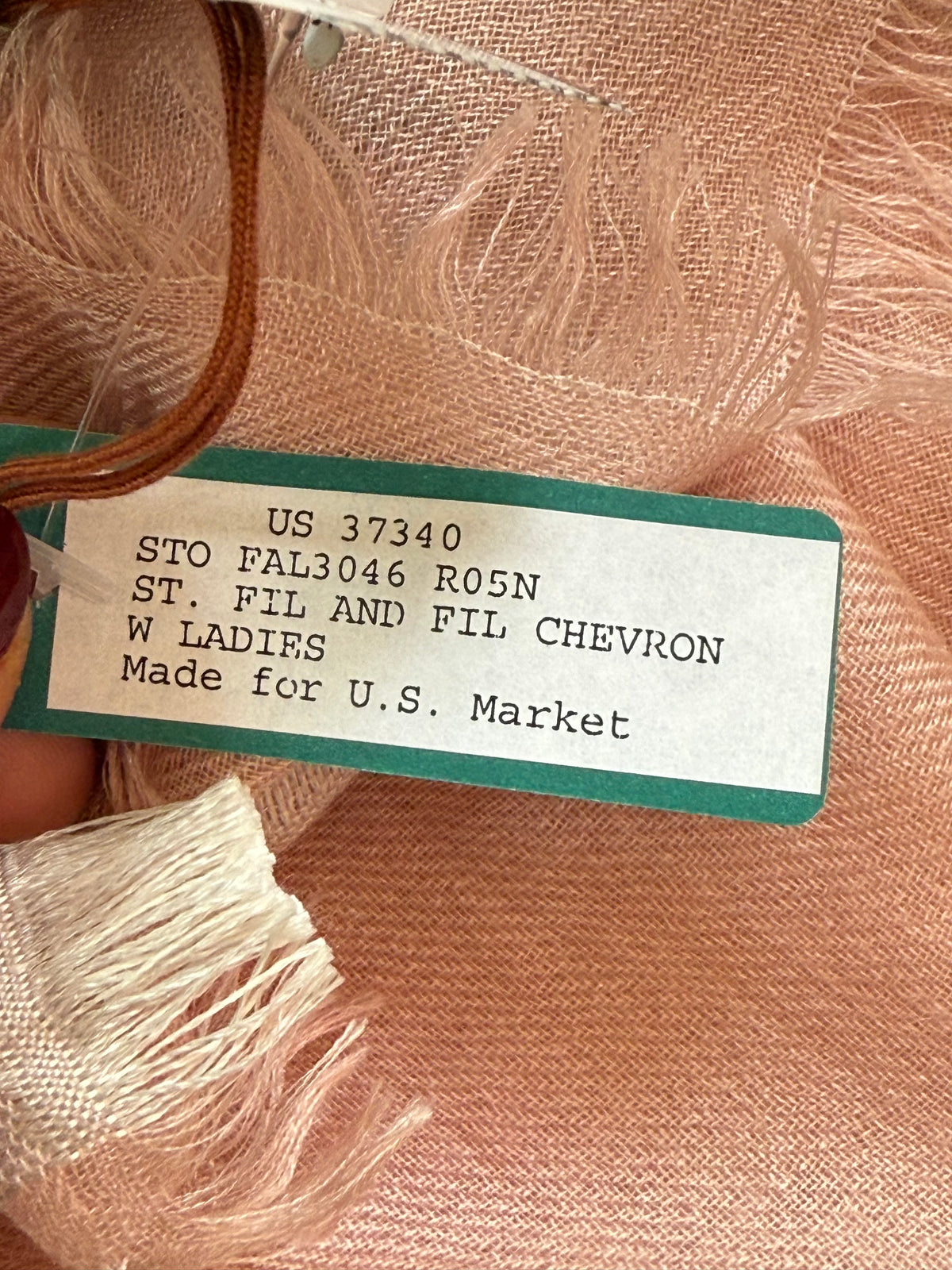 Loro Piana Pink Cashmere Scarf